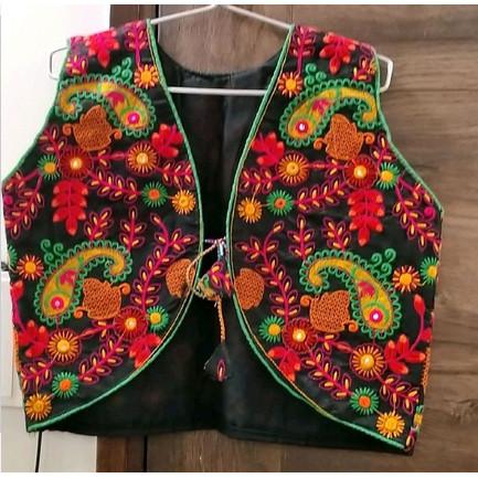 @ Indian Traditional Assorted Design & Color Koti Embroidery For Women UKZQ371 50%off