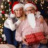 Santa Beard False Beards Costume Beard Old Man Costume Mustache Halloween Beard Party Accessories Christmas Beard