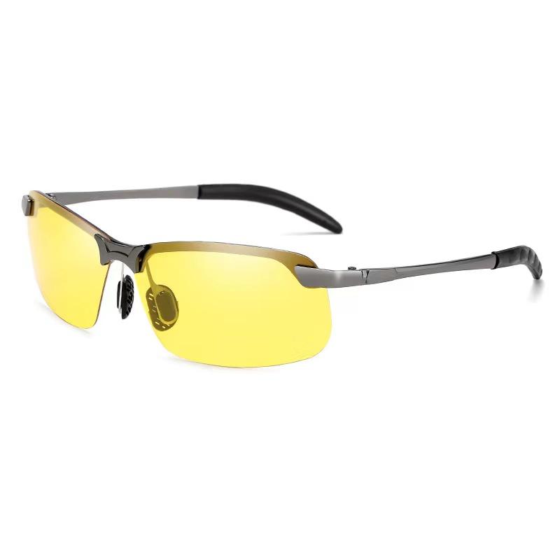Classical Mens Sunglasses Photochromic Driving Men Change Color Gradient Sun Eyeglasses Day Night Vision Driver's Eyewear