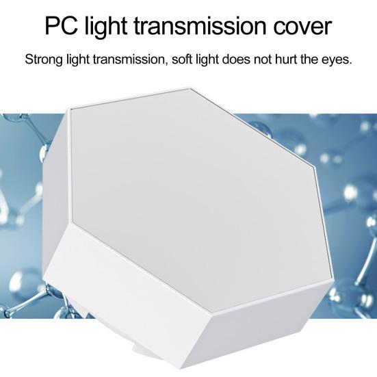 1 Set Hexagonal High Brightness Stepless Wall Lamp Dimming Multiple Lighting Modes Touch