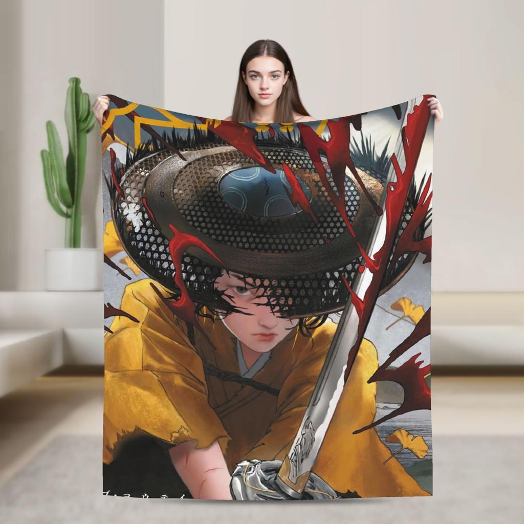 Super Warm BlanketGirls Boys Decorative Ghost of Yotei Game 2025 Throw Blanket  Flannel Bedspread For Outdoor Pattern Bed Cover
