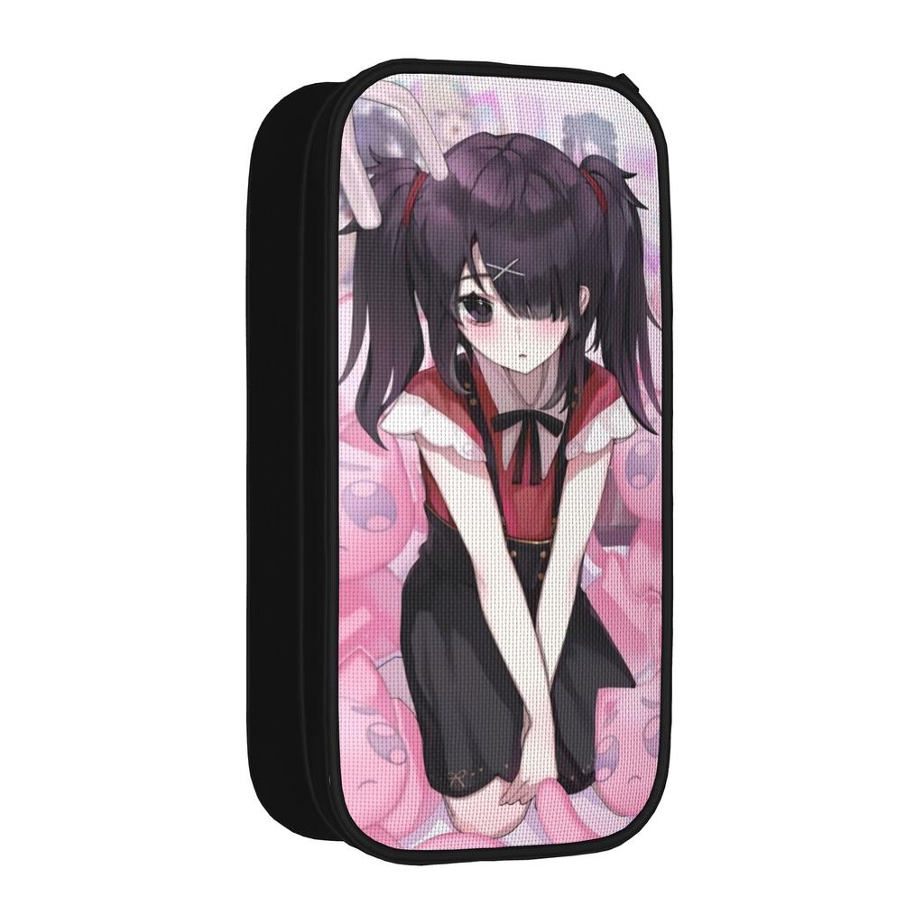 Ame Angel-Chan Pencil Cases Classic Needy Girl Overdose Pen Bag Girls Boys Large Storage Students School Gift Pencil Box