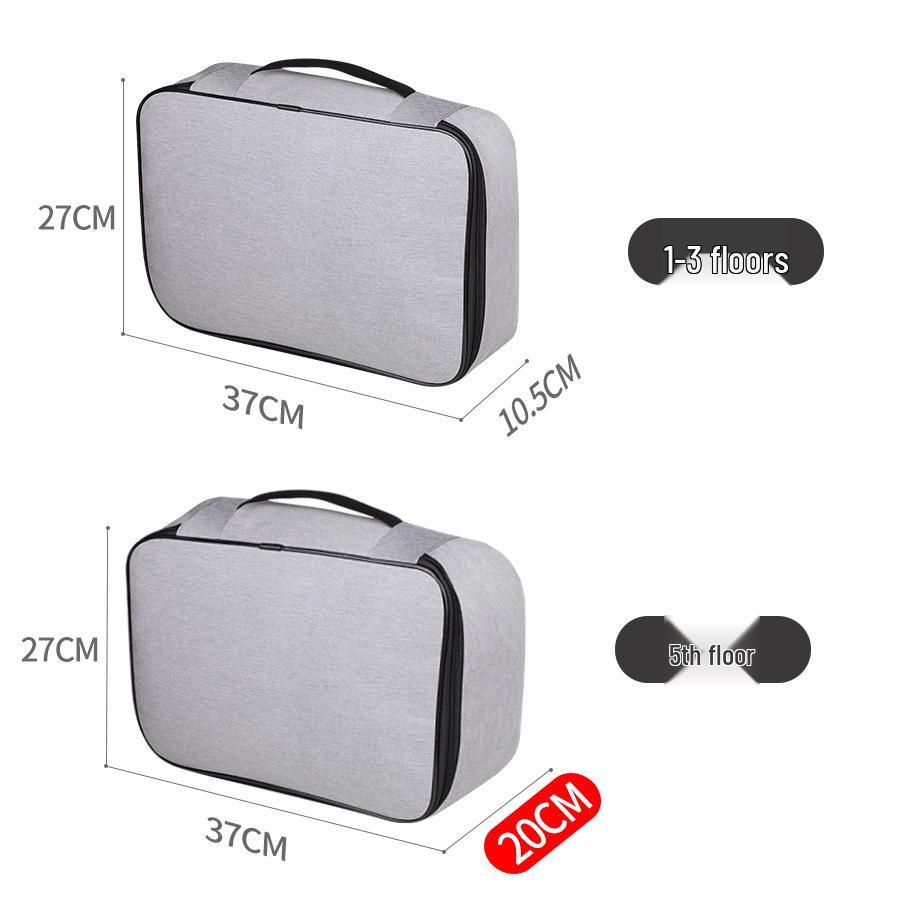 Multifunctional Document and Card Storage Bag - Ideal for Home Use