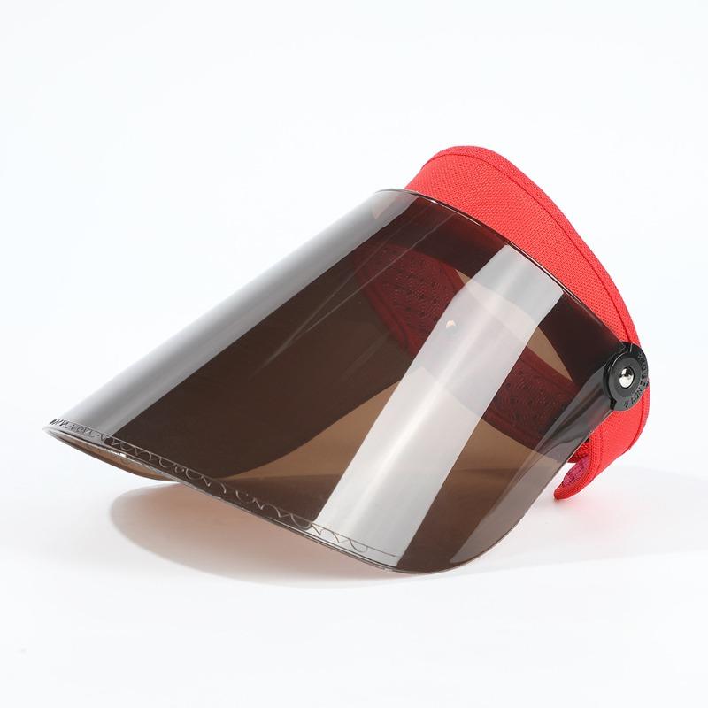 

Летняя новая шляпа без верха для защиты от солнца, модная и простая, маска для защиты от УФ-излучения для улицы, защита глаз, спортивная шляпа от солнца красный