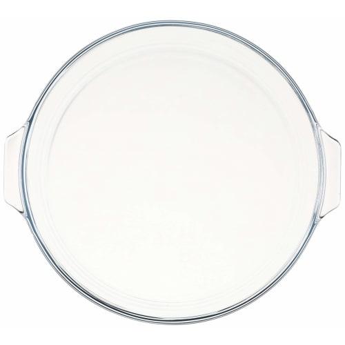 Aderia (ADERIA) Heat-Resistant Glass Gratin Dish, Bake Cook Roaster Round M, 1500ml, Microwave/Oven Safe, H-3924