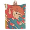 Ponyoed Merch Blanket Warm Cozy Fluffy  Throw Blankets for Bed 50x60 Inches Multiple Sizes Throws And Blankets