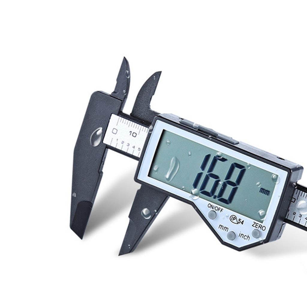 Electronic Caliper 0 150mm Digital Display Vernier Large Screen IP54 Waterproof Plastic Caliper for Antique Measuring
