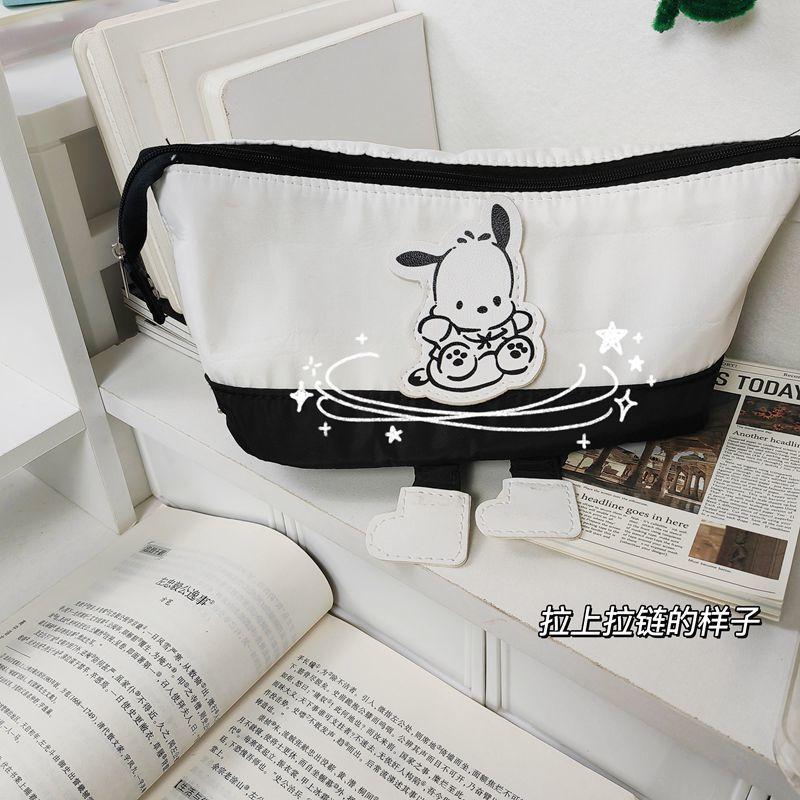 

Студенческий пенал-книжка с высокой ценностью и большой вместимостью Pacha Dog, девчачий, многофункциональный, на молнии, сумка для канцелярских принадлежностей, пенал