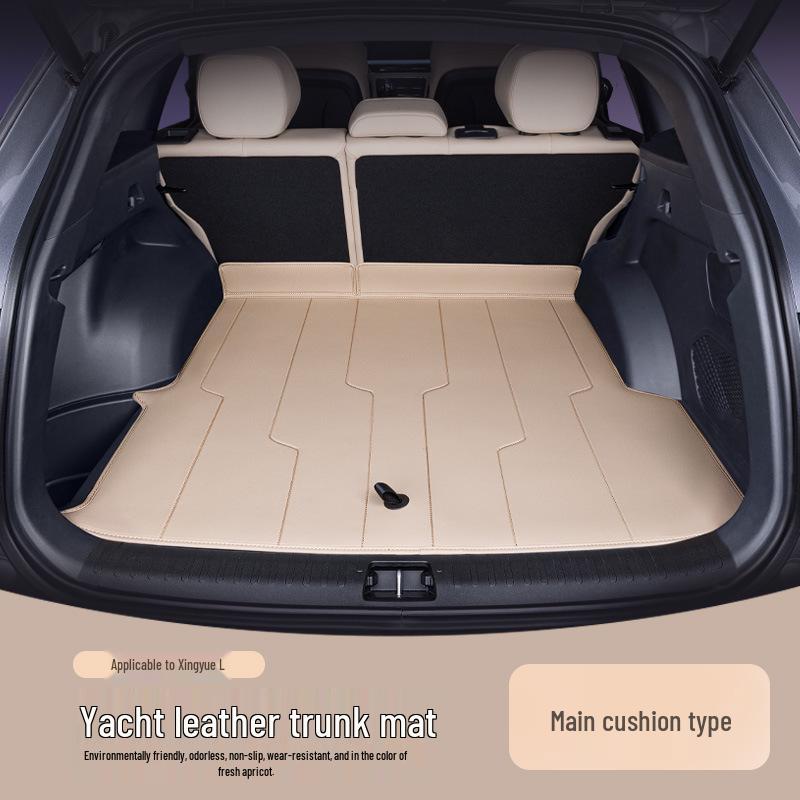Xingyue L Trunk Mat: Full Coverage for 26 Geely Models, Original Car Color