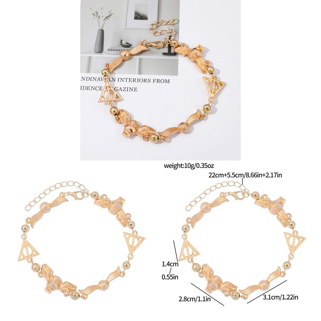 Harry Potter Bracelet Fashion Alloy Jewelry For Travel Gift For Men And Women
