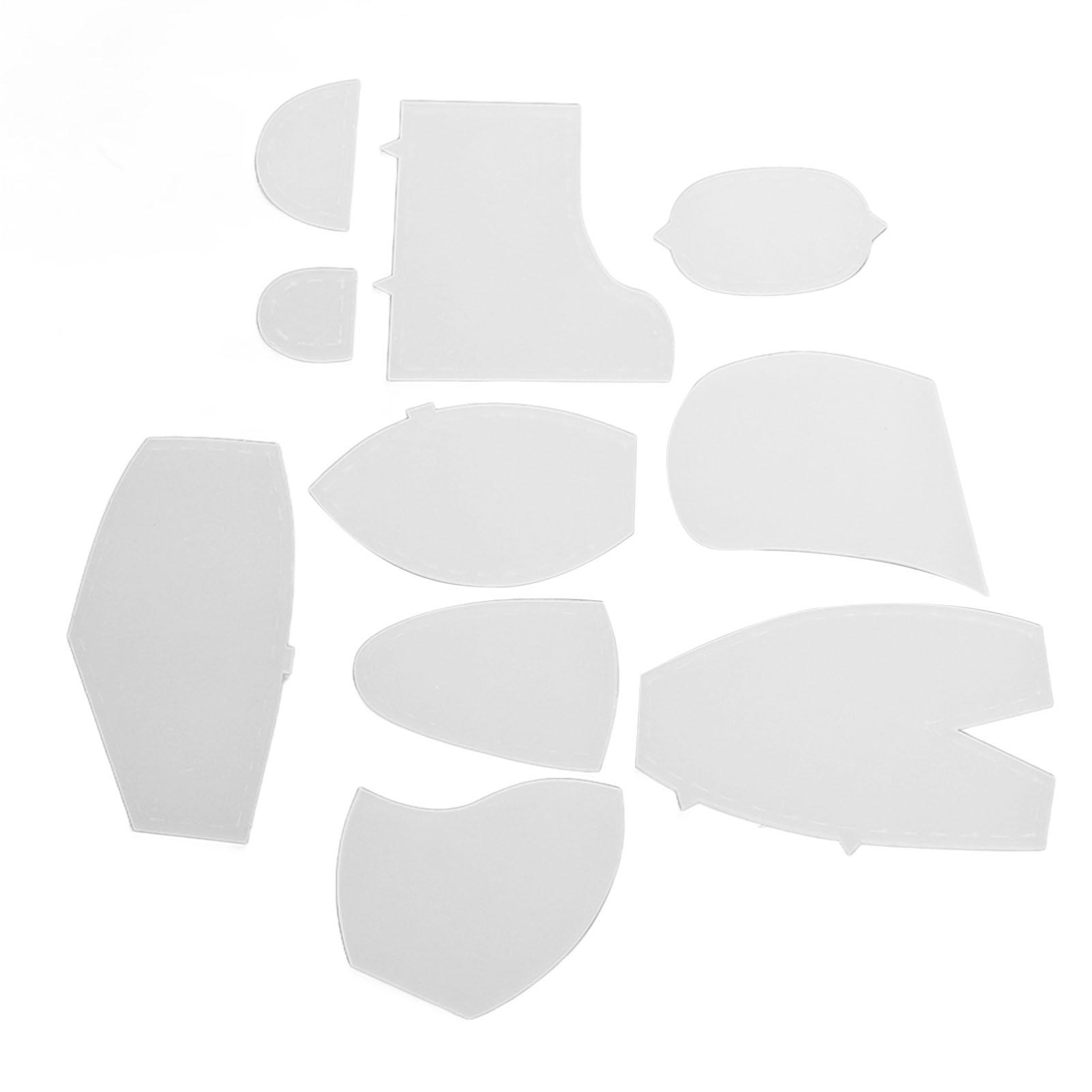 

Bear Quilting Template Rulers Acrylic Accurate Rugged Memory Bear Template Ruler Set for Beginners DIY S:25.4cm 10in S