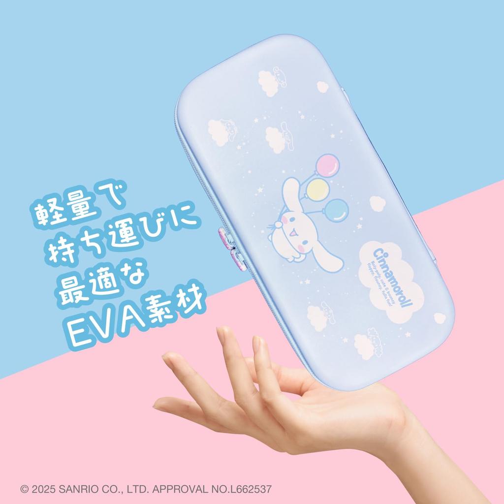 Allone EVA Color Case for Gaming Sanrio Characters 2 Cinnamoroll x 4 x 30cm Compatible with Switch 2 Convenient to Carry Protects Against Scratches