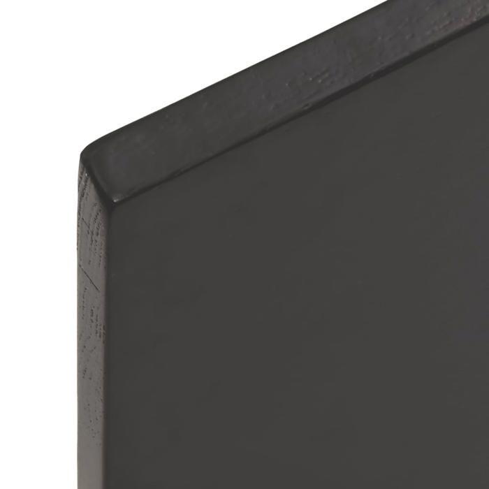 VidaXL Dessus de table bois chêne massif traité bordure assortie 363995