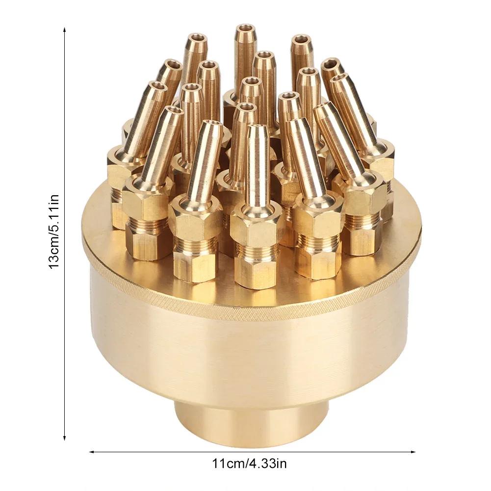 

1.5 DN40 3 Layers Brass Fountain Nozzle Sprinklers Spray Head Pond Pool G1‑1/2