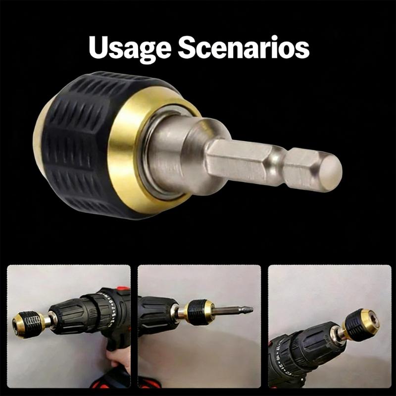 Quick Releases Self Locking Electric Drill Driver Hexagon Shank Extension Rod Suitable for 6.3mm Drill Driver Accessory