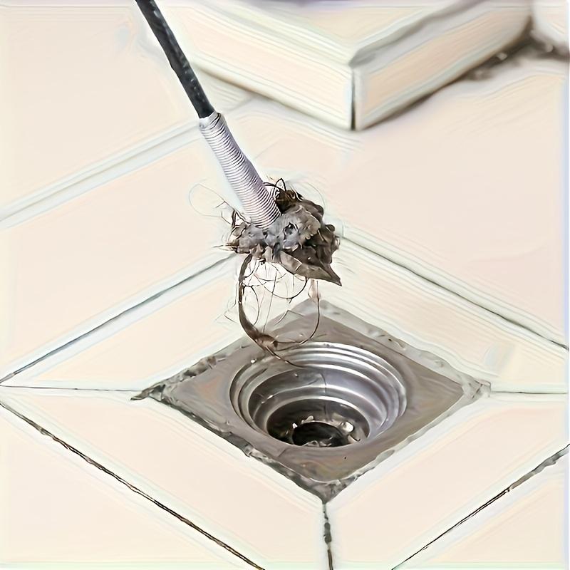 Plumbing Drain Cleaner, Toilet Blockage - Home Use Toilet Unclogging Magic Claw Tool, Equipped , Pipe Unclogger, Bendable Hand Clamp Drain Pickup Tool