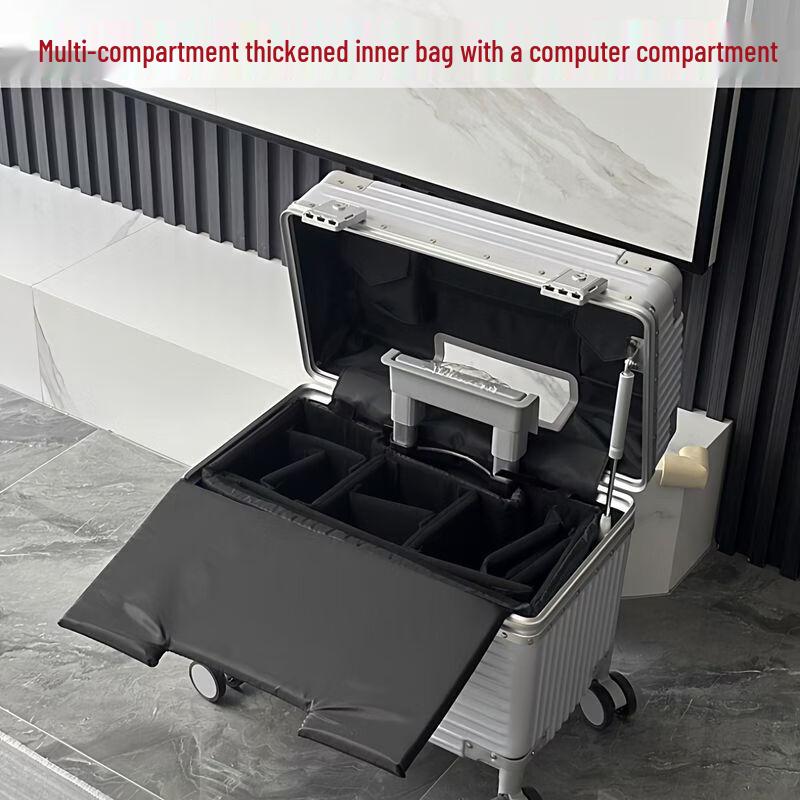 Valigia da Viaggio per Fotografia con Telaio in Alluminio e Chiusura a Cappuccio