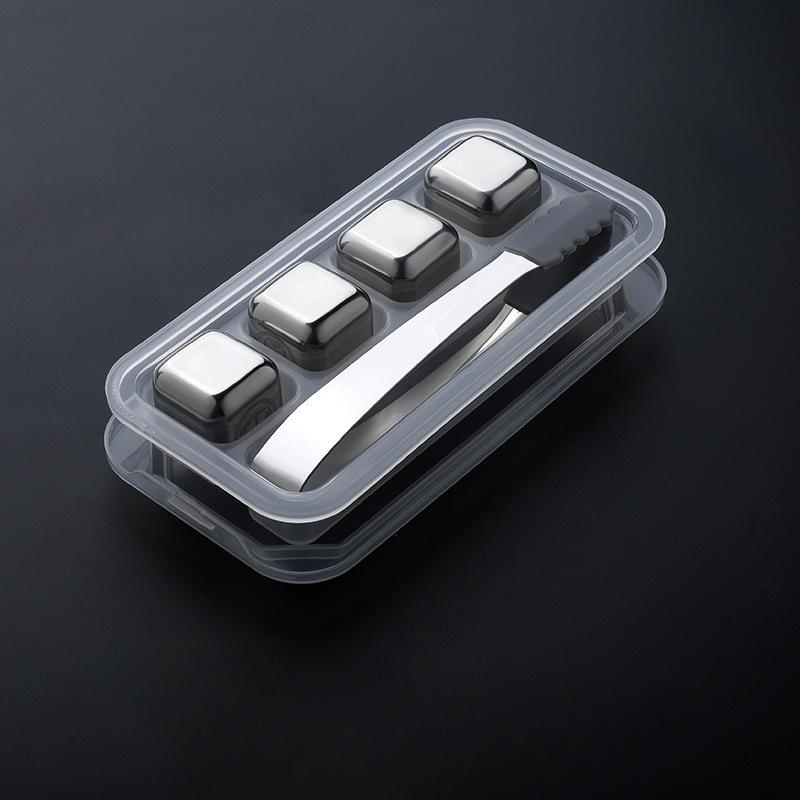 

Камни для виски, многоразовые кубики льда из нержавеющей стали, набор кубиков льда из нержавеющей стали для виски, вина, коктейлей, бурбона и напитков