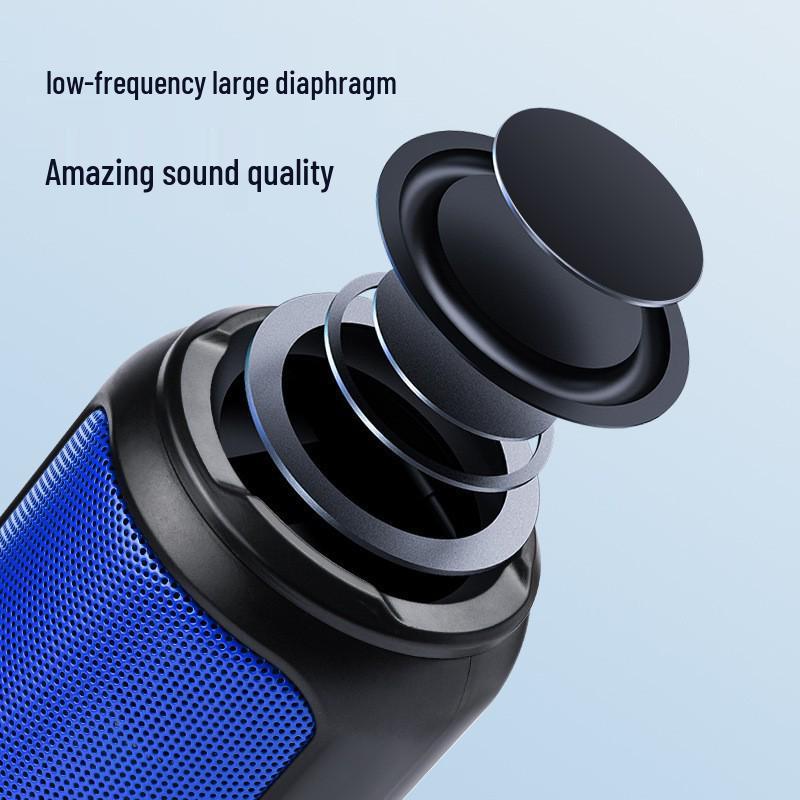 A3 Mini Bluetooth Speaker: Portable Outdoor Wireless Speaker with Lanyard and Charging Options
