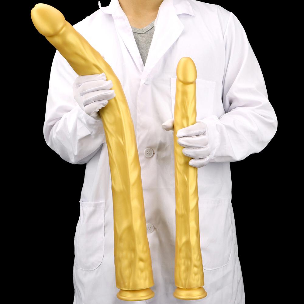 Golden Silicone Soft Sm Size Anal Plugs Extra Long Deep Dilatation Anal Strips Out and About Long Term Wear Anal Whip