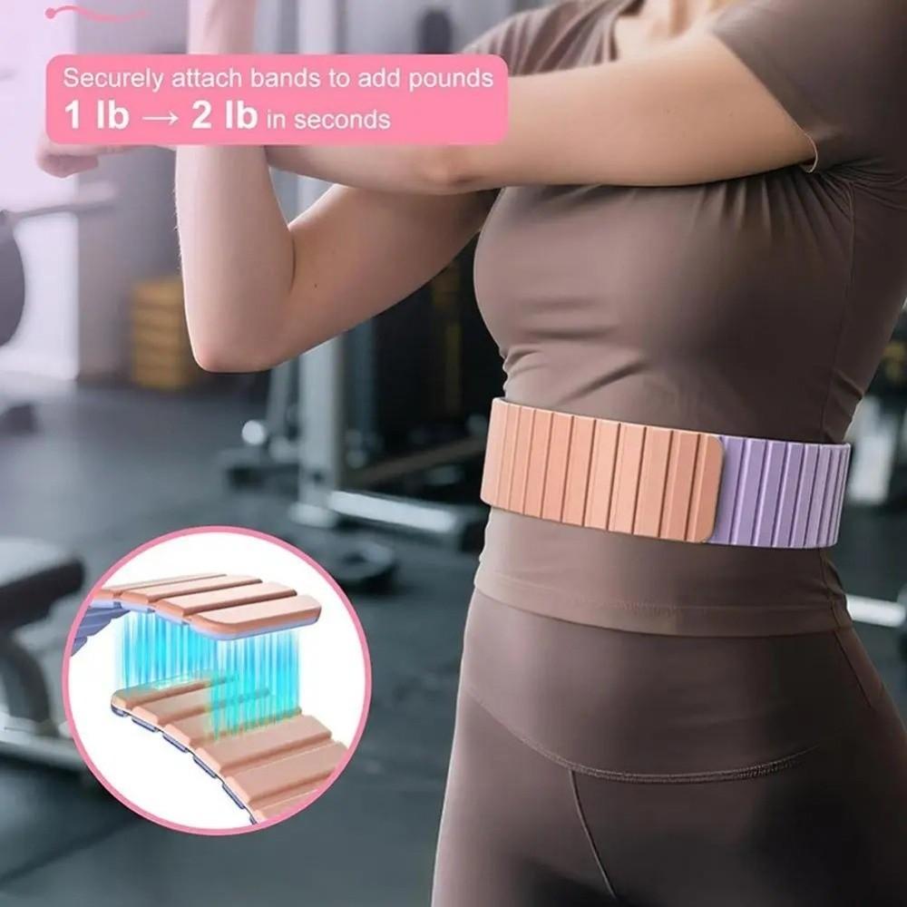 1Pair Wearable Weighted Wrist Strap Adjustable Exercise Weighted Bracelets  Cardio