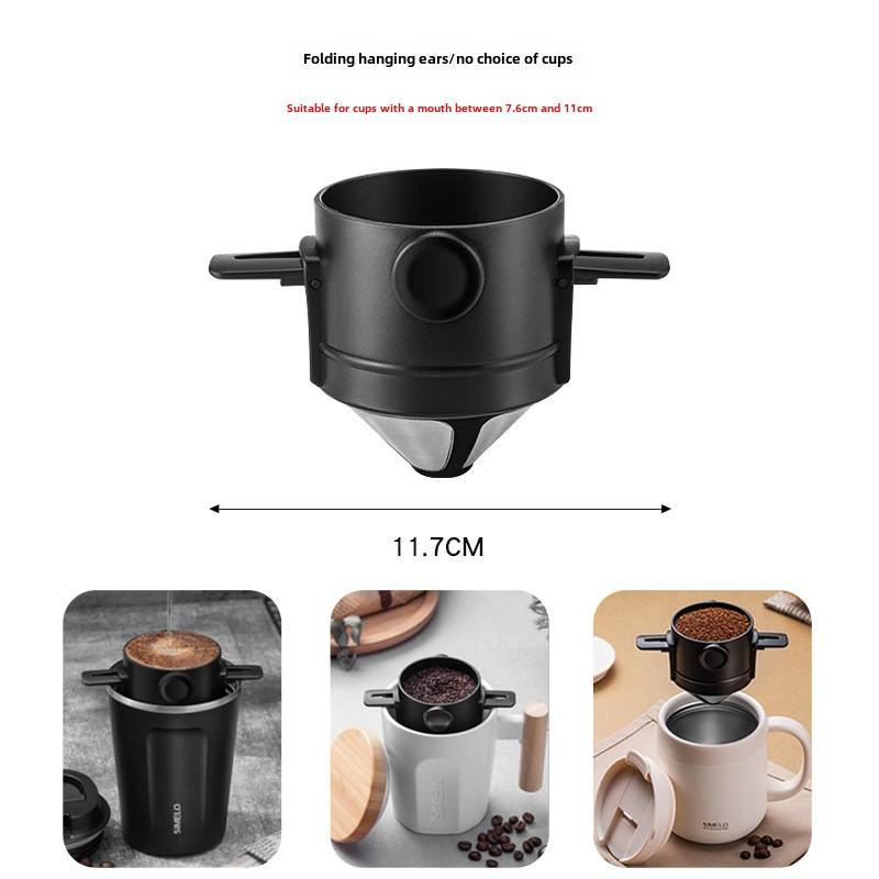 Stainless Steel Folding Coffee Filter for Hand Brewing