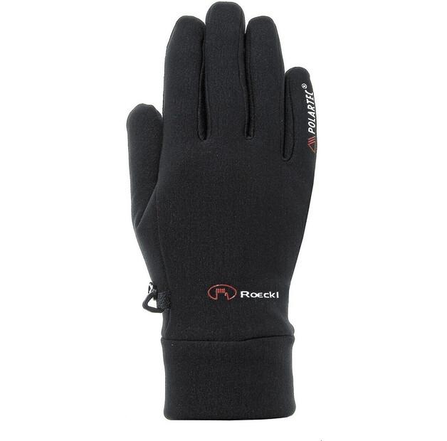 Велоперчатки Roeckl Pino Polartec детские (черные)