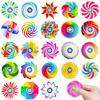 10/20/30pcs Acrylic Fidget Spinners for Stress Relief Multi Color Sensory Toys,Perfect for Christmas Gifts,Kids Party Favors Classroom Office Fun