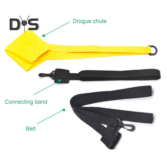 Swim Parachute Swim Strength Training Belt Swimming Resistance Training Equipment with Drag Parachute Swim Belt for Adults