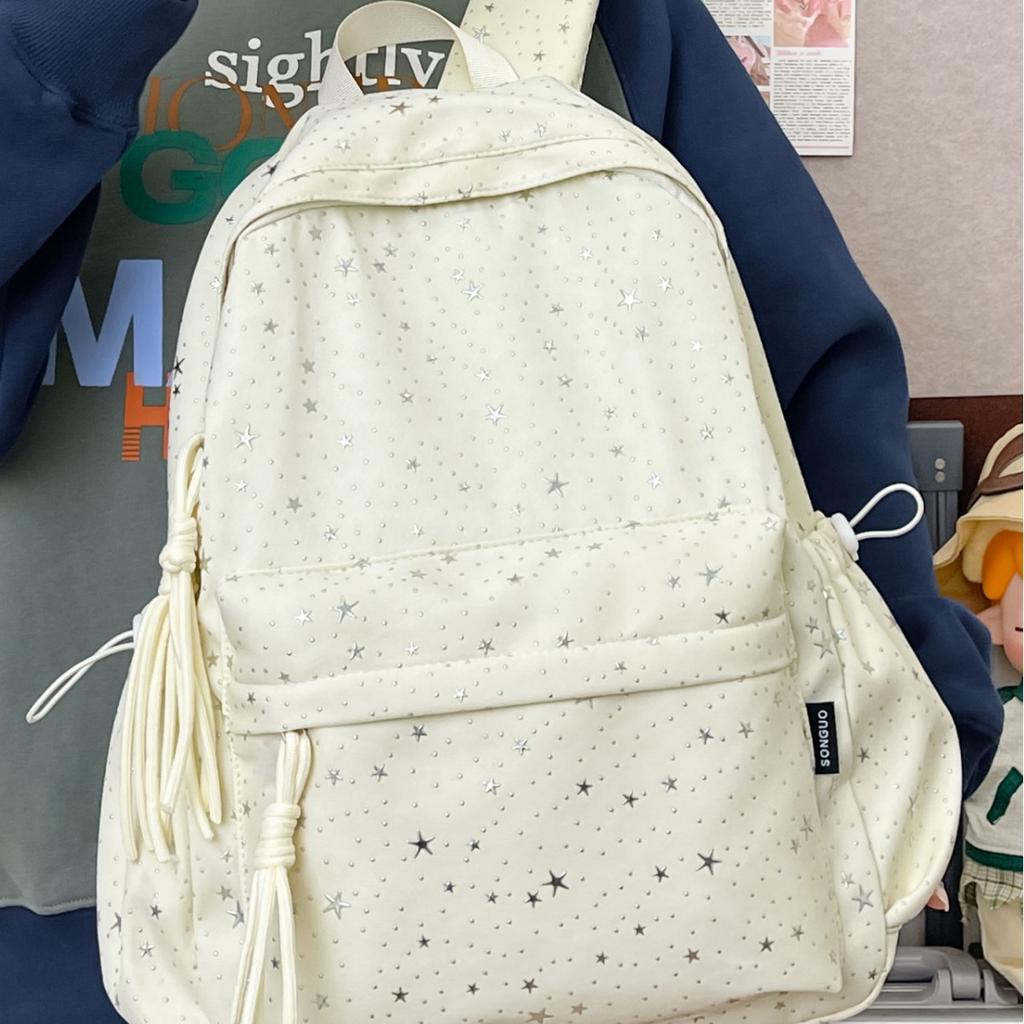 Schoolbag Schoolbag Female Junior High School Student Star Mori Backpack Ins Korean Version Niche High Value Large Capacity Lightweight Computer Bag