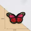 Pack Of 10 Embroidered Butterfly Iron on Patches Embroidered Fabric Patches Sew on Repair Patches For Clothing Jackets