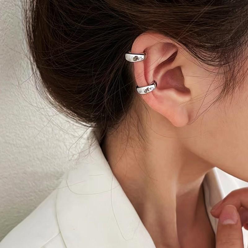 Gold Silver Ear Cuff Without Piercing Ear Clips Earrings for Women Trendy Earring Fake Cartilage Earrings Clip Jewelry Gifts