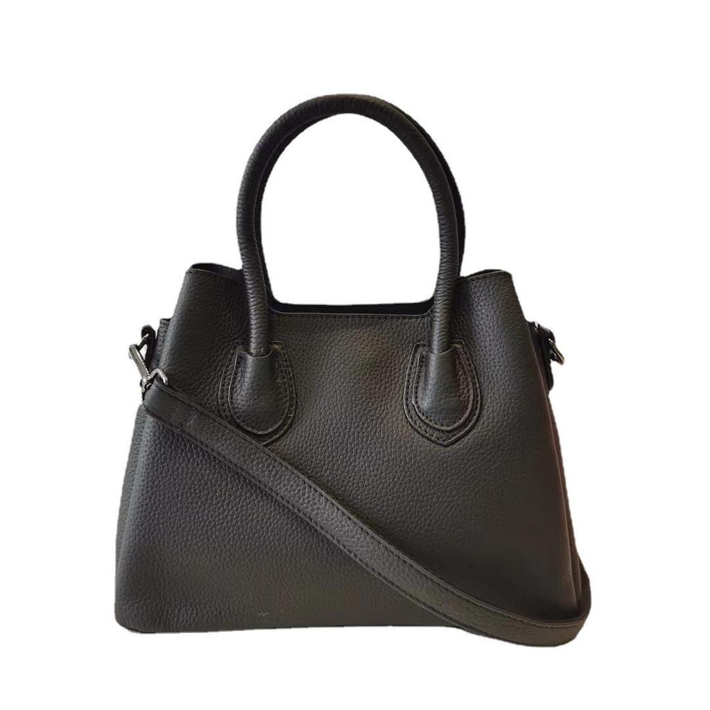 2025 Damen Echte Rindsleder Bucket Bag - Trendige Handtasche & Crossbody mit großer Kapazität