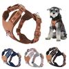 New No Pull Dog Harness Adjustable Oxford Medium Dog Harness Reflective No-Choke Pet Vest Harness with Easy Control Soft