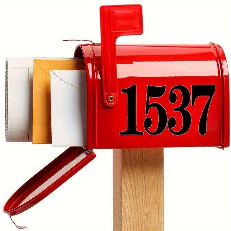 Digital stickers, mailbox stickers, and waterproof digital labels are used to mark house numbers and home office address numbers