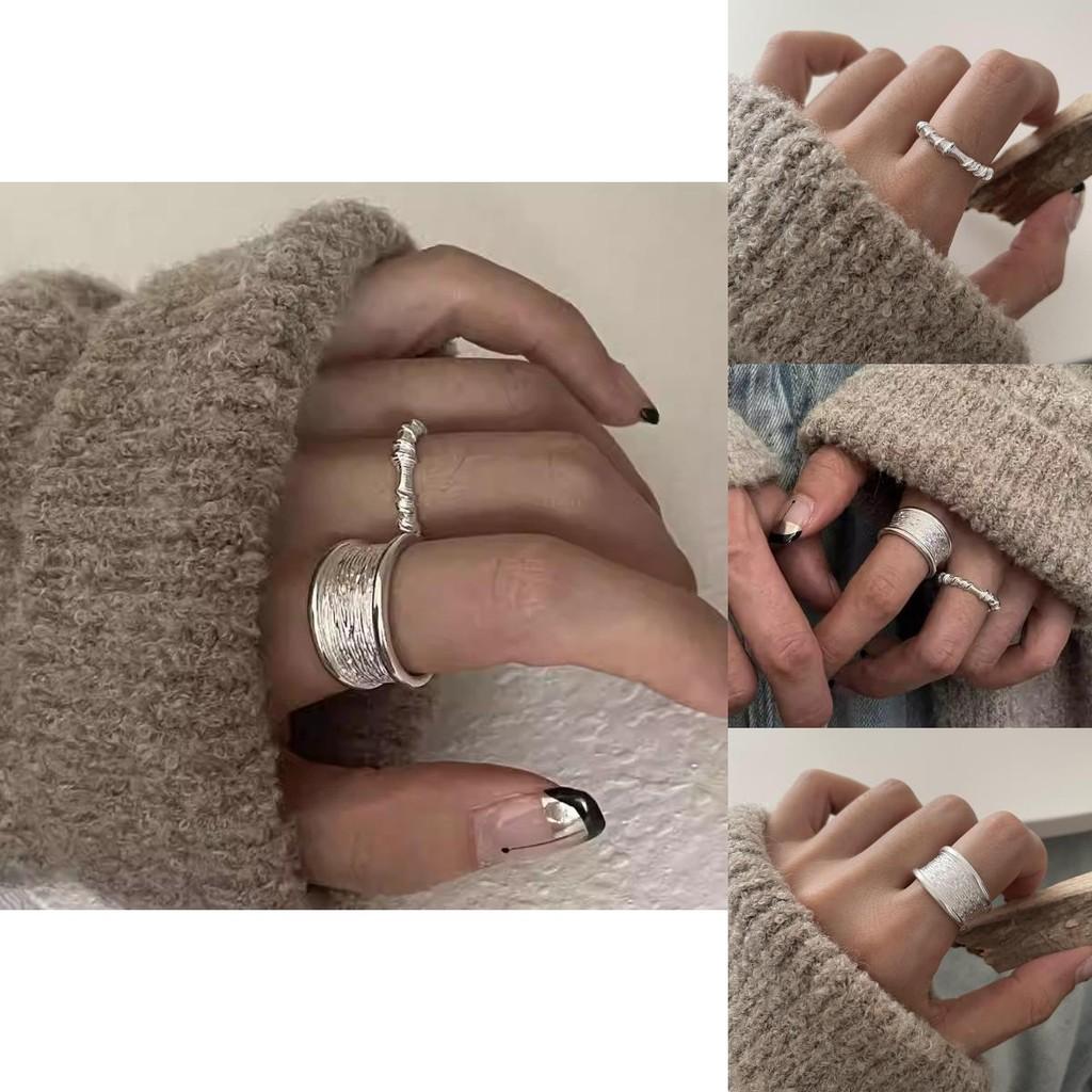 Chic Copper Geometric Ring For Women With Adjustable Open Design Perfect For Any Occasion