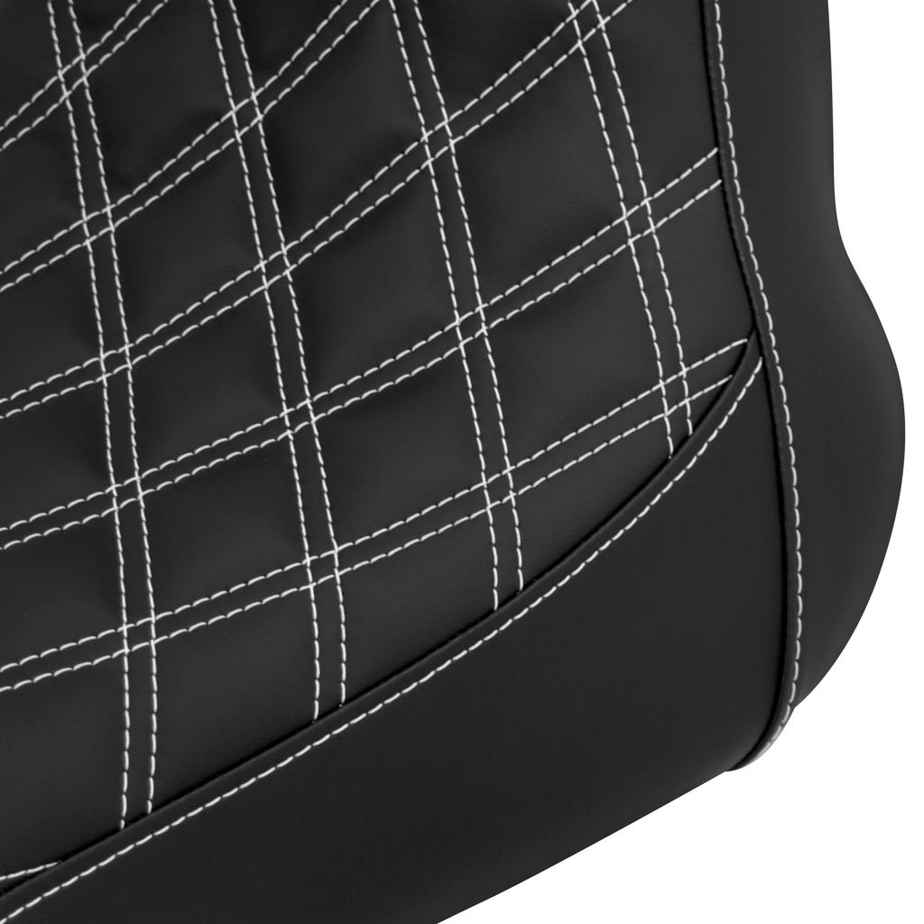 Motorcycle Driver Solo Seat Low Profile Pillion Cushion Seat For Harley Softail Breakout FatBoy Street Bob Standard Deluxe 18-Up