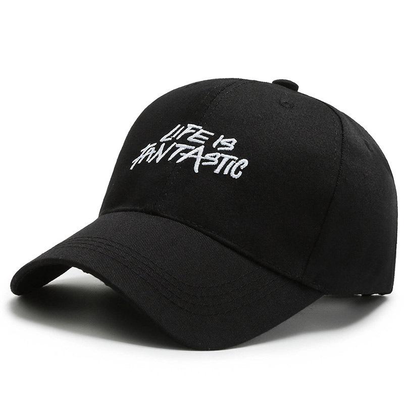 Spring And Autumn Trend Cap Male And Female Couples Sunshade Sunscreen Hat Alphabet Embroidery Baseball Cap