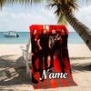 Customizable personalized beach towels Slayer band themed designs.Suitable for the beach, yoga, sports;ideal as beach accessories