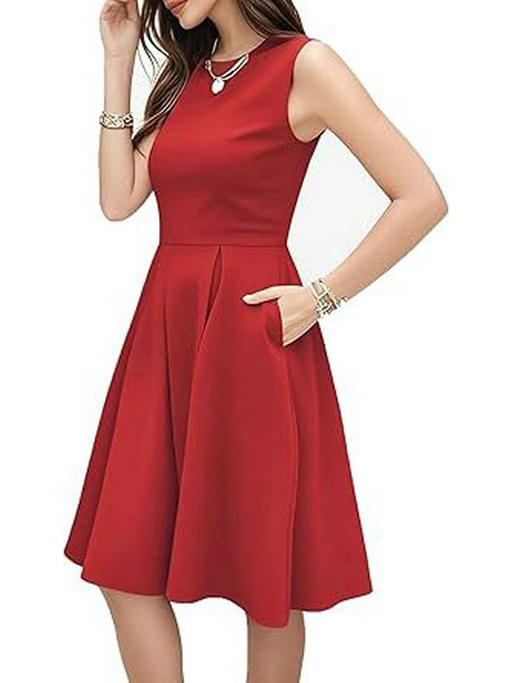 Women's Summer Evening Dress with Pockets – Party, Church, Bridesmaid & Graduation Style JH253-4.