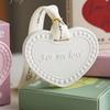 1pcHeart-Shaped Car Air Freshener Hanging Decoration for Bathroom Bedroom Wardrobe Pink White Air Freshener Plaster Pendant Diff