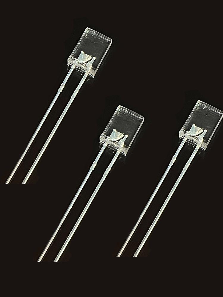 High-Brightness Flat Square LED Indicator Light with Lamp Beads