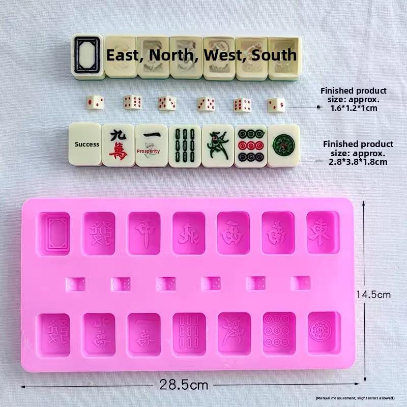Chinesische Zeichen Silikon Backwerkzeuge DIY Kuchen Dekoration Groß und Klein Glück und Langlebigkeit Formen