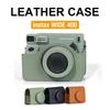 [Film Lab] Instax Wide 400 PU Leather Camera Case Soft Protective Case with Strap CAA62