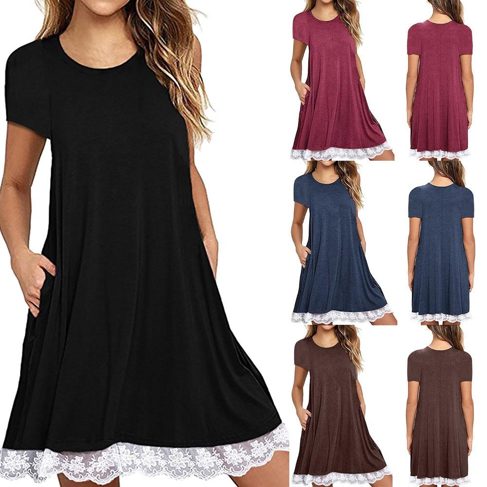 CERCHI SHORT SLEEVE DRESS IN ITALIAN COTTON