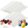100pcs Transparent Piping Bags & 100pcs Candy Paper Lollipop Sticks Cake Decorating Cookie Decoration & Kitchen Pastry Making