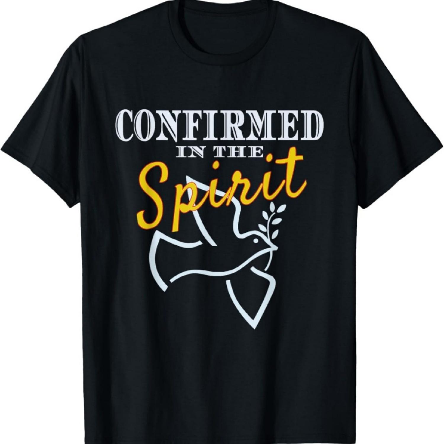 

Confirmed In The Spirit Confirmation T-shirt T-Shirt XXXXXL чёрный