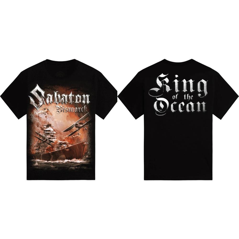 

Sabaton Legends Double Sided Graphic Print Heavy Metal Band T-Shirt L