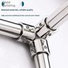 Stainless Steel Boat Pipe Connector Marine Grade Adapter For Yacht Deck Dock Guardrail Systems & Outdoor Construction