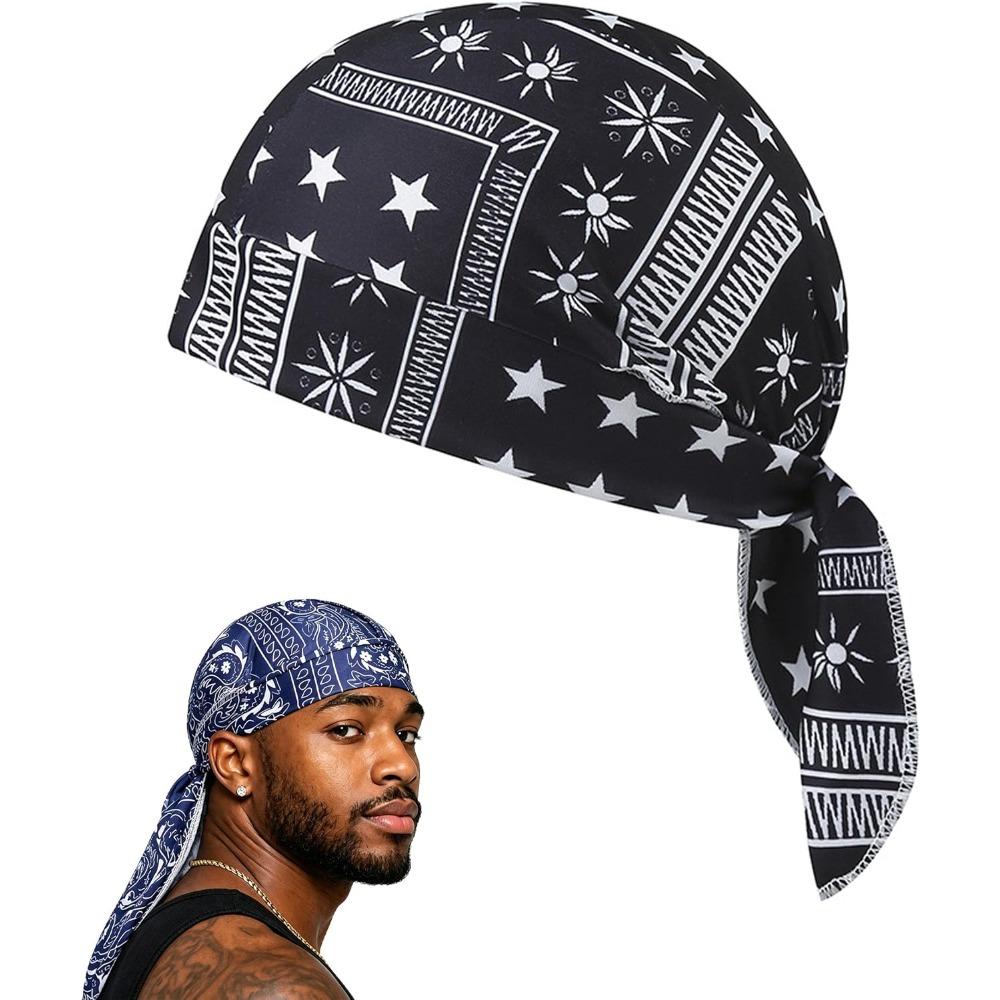 Elastic Cycling Sports Cap - Paisley Cooling Headscarf Cap - Breathable Helmet Liner, Cooling Head Wrap